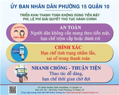 Image: Thực hiện thanh toán không dùng tiền mặt trong giải quyết thủ tục hành chính 