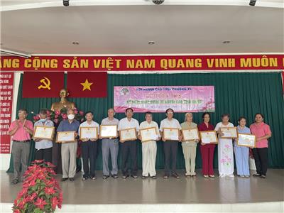 Image: Lễ chúc thọ cho người cao tuổi nhân kỷ niệm 31 năm ngày quốc tế người cao tuổi (1/10/1991 – 1/10/2022).