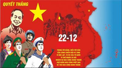 Image: Chào mừng kỷ niệm 76 năm ngày thành lập Quân đội Nhân dân Việt Nam (22/12/1944 - 22/12/2020)