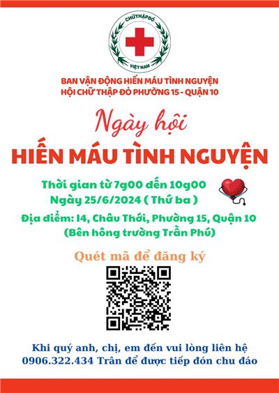 Image: NGÀY HỘI HIẾN MÁU TÌNH NGUYỆN